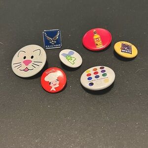 Assortment of buttons vintage and new